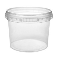 120 ML CLEAR TAMPER EVIDENT TUB and LID